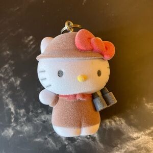 Hello Kitty Bird Watcher Keychain Handmade.